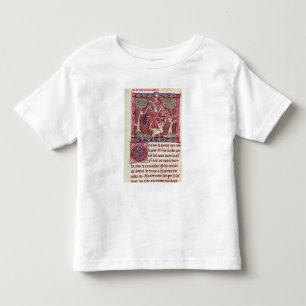 T-shirt Fortuna cega da deusa com rei Arthur