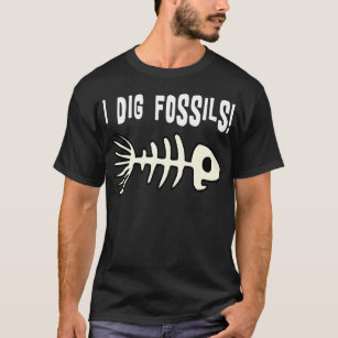 T-shirt fósseis