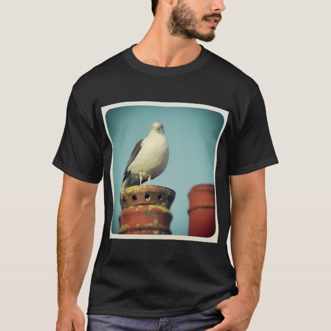 T-shirt Foto ao quadrado - Perch favorito (Frente)