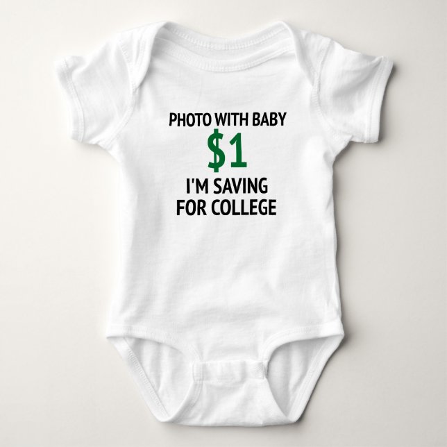 T-shirt Foto com o Bodysuit do bebê $1 (Frente)