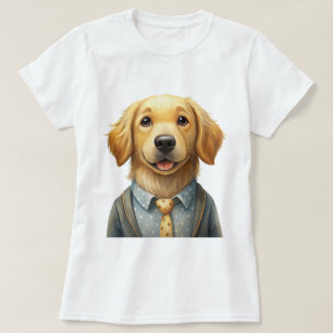 T-Shirt Foto de Cachorro Personalizado - Vista a d