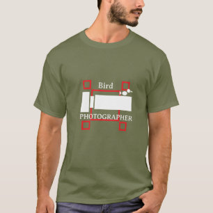 T-Shirt Fotografador de Pássaros