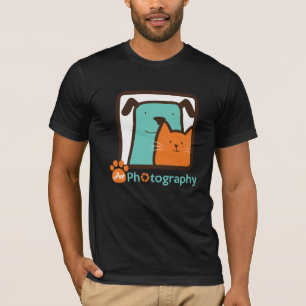 T-shirt fotografia de animais de estimação