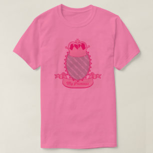 T-shirt fotográfica princesa rosa personalizável