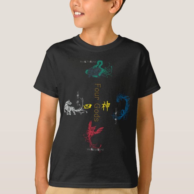 T-shirt Four Gods (Frente)