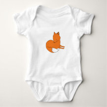 Fox Baby Jersey Bodyfato, Branco