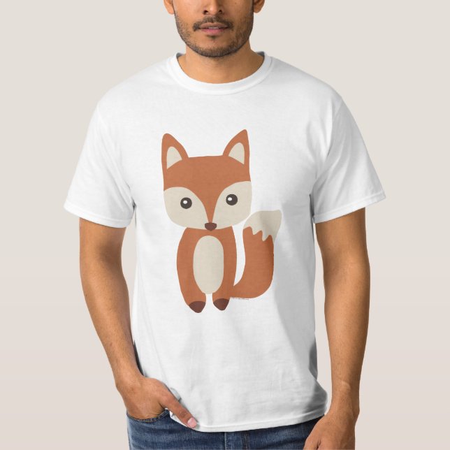 T-shirt Fox bonito do bebê (Frente)