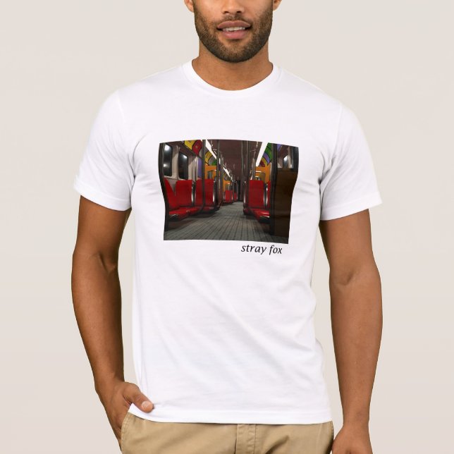 T-shirt Fox disperso - Metro (Frente)