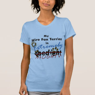 T-shirt Fox extremamente impertinente Terrier do fio