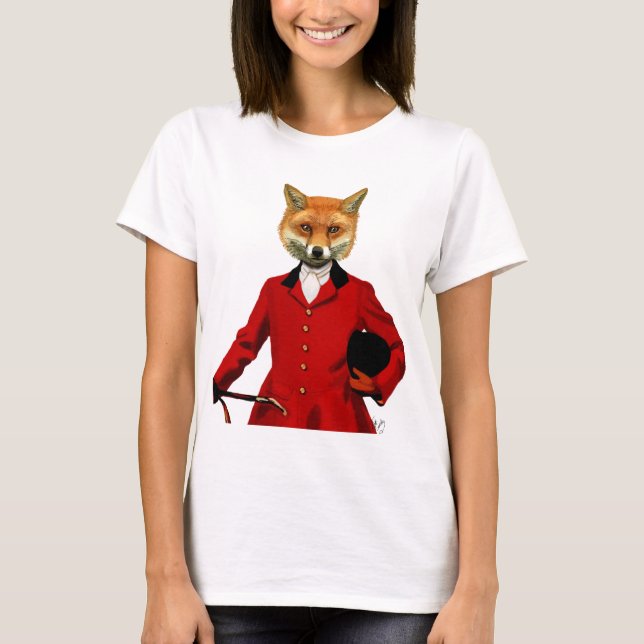 T-shirt Fox Hunter 2 Retrato (Frente)