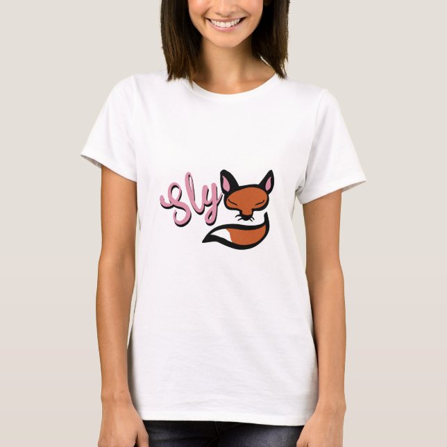 T-shirt Fox manhoso (Frente)