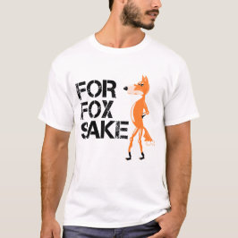 T-shirt Fox Sake Engraçado Fox Meme