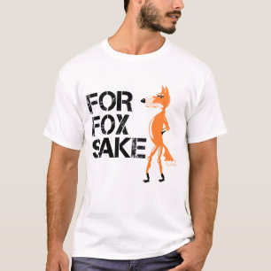 T-shirt Fox Sake Engraçado Fox Meme