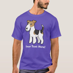 T-shirt Fox Terrier do fio dos desenhos animados