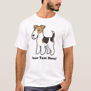 T-shirt Fox Terrier do fio dos desenhos animados