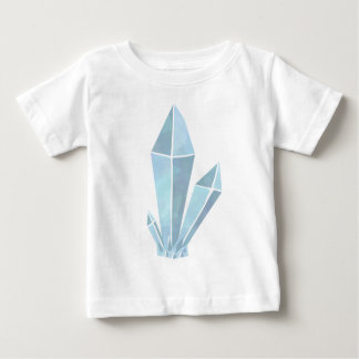 T-shirt Fração de Pedaço de Cristal Azul Um