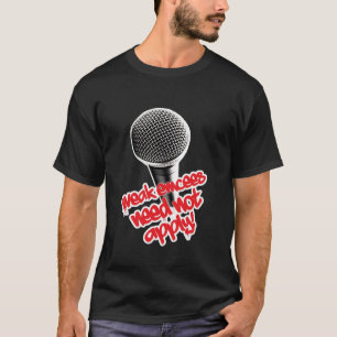 T-shirt fraco dos emcees