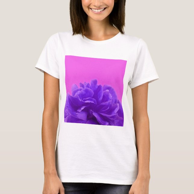 T-shirt Framboesa Roxa Elegante (Frente)