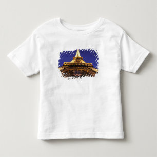 T-shirt FRANÇA, Torre Eiffel de Paris, vista noturna