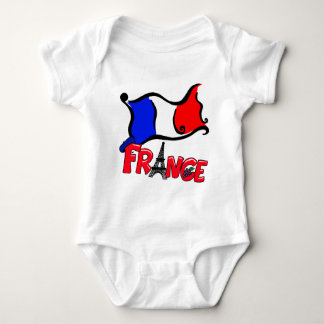 T-shirt France com produtos da bandeira