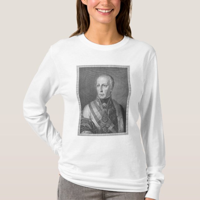 T-shirt Francis II, imperador romano santamente (Frente)