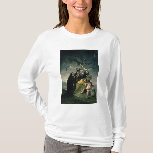 T-shirt Francisco Jose de Goya y Lucientes | as bruxas (Frente)