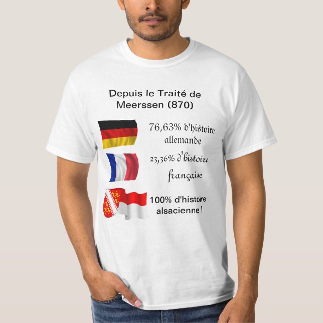 T-Shirt Franco-Allemand-Alsacien (Frente)
