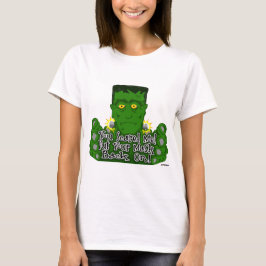 T-shirt Frankie Você Me Assustou! Coloque Sua Máscara De V