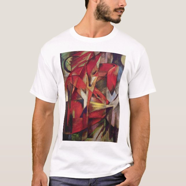 T-shirt Franz Marc - raposas (Frente)