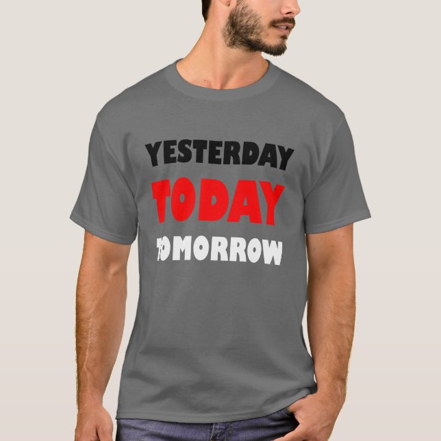 T-shirt Frase original de palavras positivas design de tex (Frente)