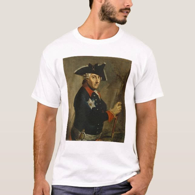 T-shirt Frederick II o excelente de Prússia, 1764 (Frente)