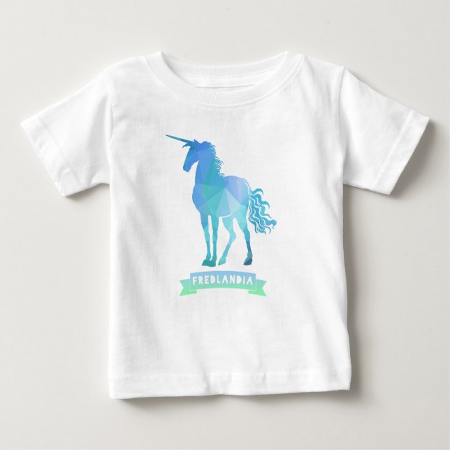 T-shirt Fredlandia Unicorn Toddler Ruffle Dress (Frente)