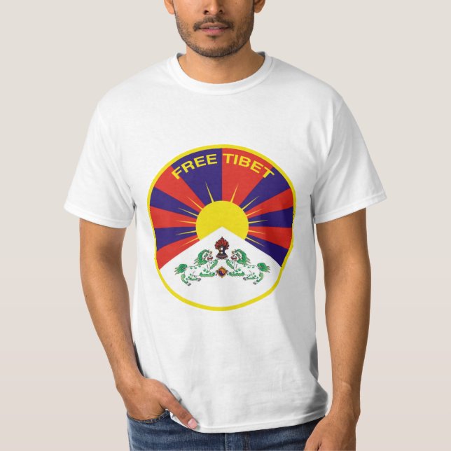 T-shirt Free Tibet (Frente)
