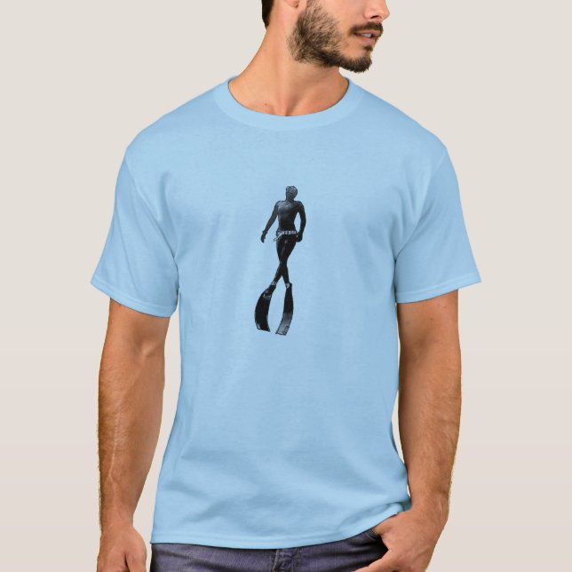 T-shirt Freediver - orgânico. Vário (homens) (Frente)