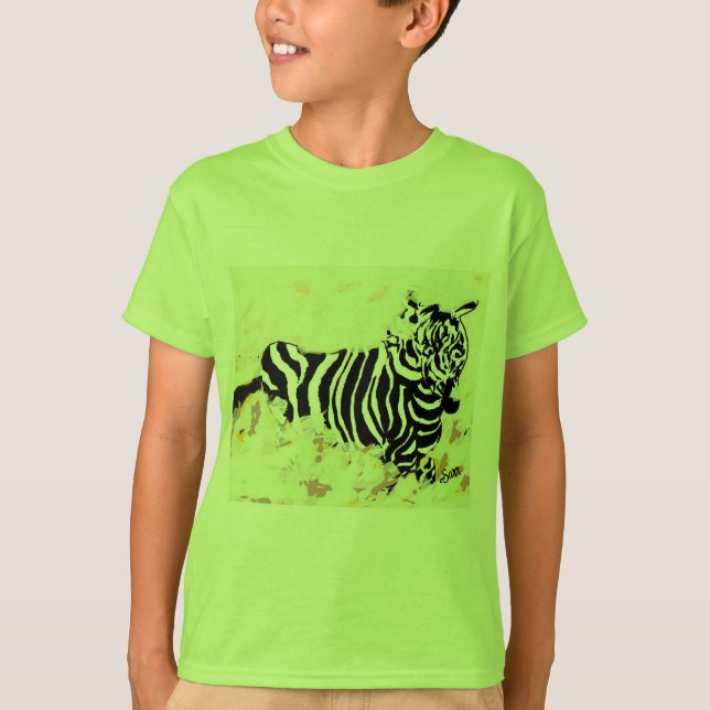 T-shirt : Freedom Of The Zebra  (Frente)