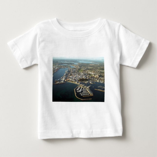 T-shirt Fremantle Harbor, Austrália Ocidental (Frente)