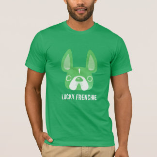 T-shirt Frenchie afortunado