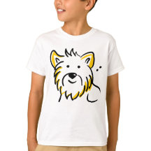 T-Shirt Frente de Cachorro Fluffy | Presente de Pe