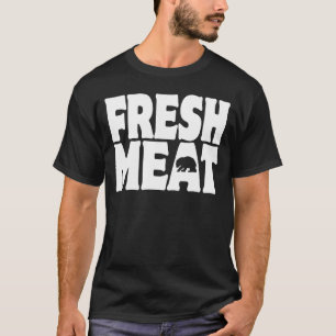 T-shirt fresco da carne do urso