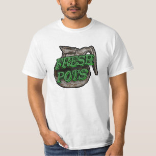 T-shirt fresco dos potes