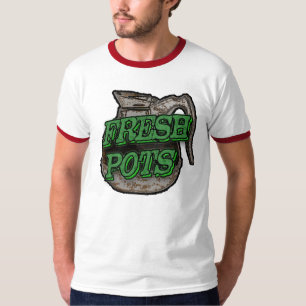 T-shirt fresco dos potes