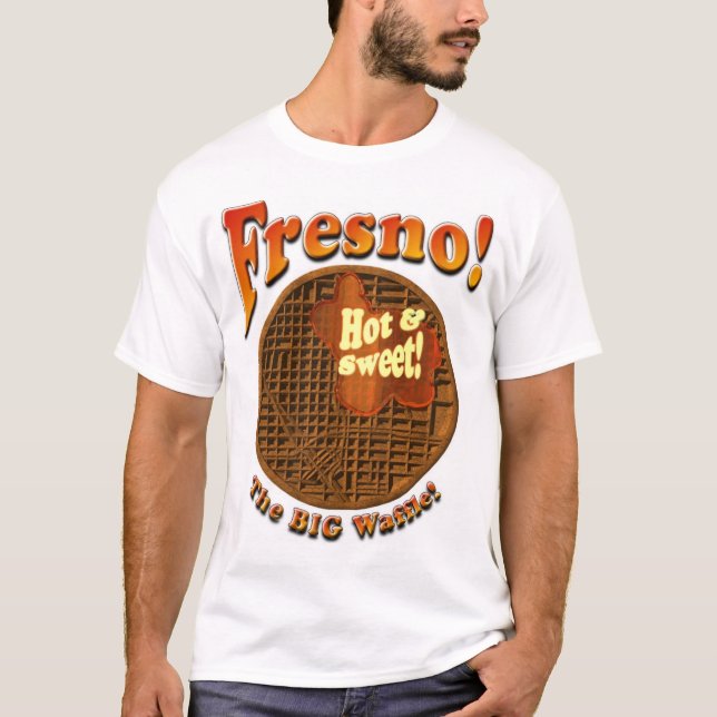 T-shirt Fresno! O Waffle grande! (Frente)