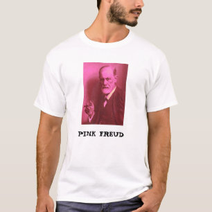 T-shirt Freud cor-de-rosa