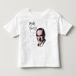 T-shirt Freud cor-de-rosa Sigmund Freud