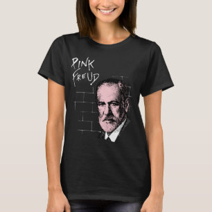 T-shirt Freud cor-de-rosa Sigmund Freud