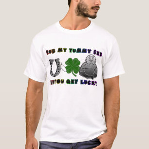 T-shirt Friccione minha barriga vêem se você obtem a
