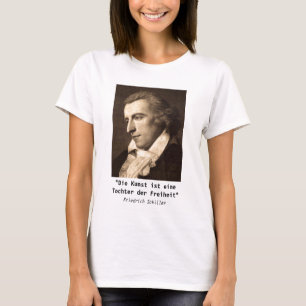 T-shirt Friedrich Schiller: Der Freiheit de Kunst - de