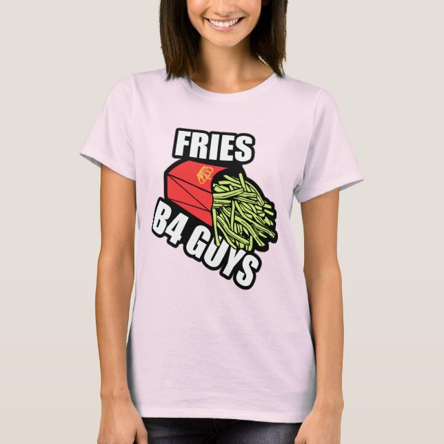 T-shirt Fries Antes de Caras (Frente)