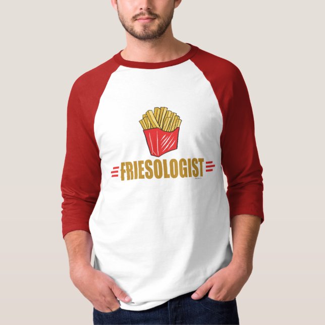 T-shirt Fries franceses engraçados (Frente)