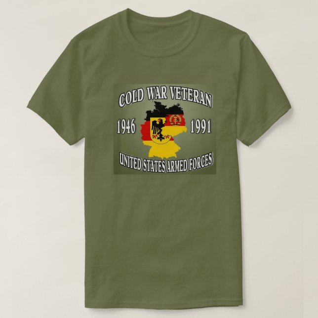 t-shirt frio do veterano de guerra (Frente do Design)